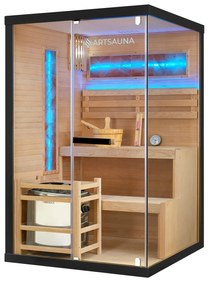 Vnútorná sauna Vantaa 120 so soľnými kameňmi