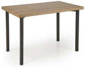 Set masă și scaune Graham 4+1, lemn natural / negru