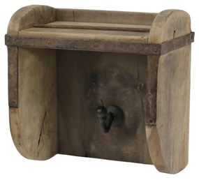Cuier din lemn reciclat, H15 cm, Grimaud