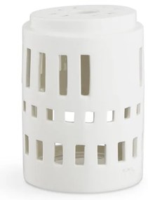 Sfeșnic din ceramică Kähler Design Urbania Lighthouse Little Tower, alb