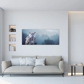 Tablou - Bufniță de zăpadă (120x50 cm)