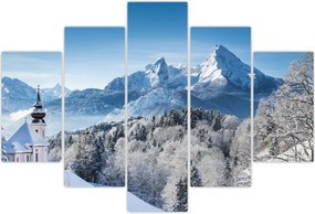 Tablou - O privire asupra peisajului de iarnă (150x105 cm)