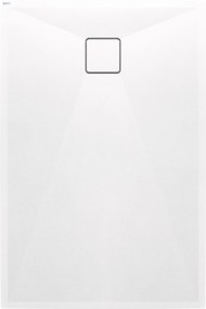 Deante Correo cădiță de duș dreptunghiulară 90x70 cm alb KQR_A71B