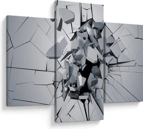 Tablou abstracție 3D (90x60 cm)