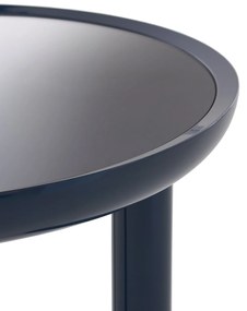Masuta laterala K-TOP Ø 60, varianta multipla - Kartell Culoare: Oglinda fumurie / Albastru