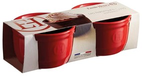 Set 2 forme ramekin din ceramică Emile Henry N°10, roșu