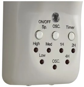 Ventilator de perete Lucci Air 213128EU BREEZE 55W/230V alb + telecomandă