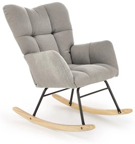 Fotoliu tip balansoar Vasco gri H94 cm