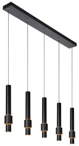 Lustră LED dimabilă pe cablu Lucide 24402/30/30 MARGARY 5xLED/4,2W/230V negru