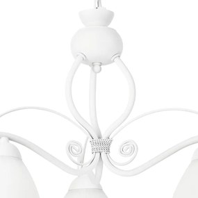 Lustră pe lanț RETRO II 3xE27/60W/230V alb