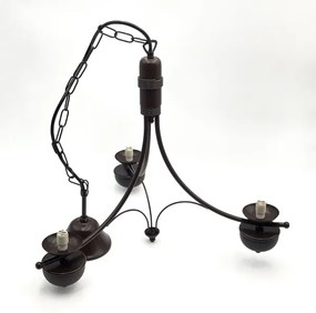 Lustră pe lanț Brilagi COTTAGE 3xG9/40W/230V stejar/alb