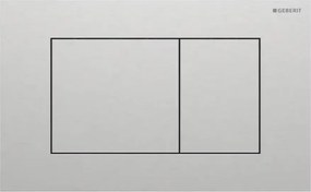 Clapeta de actionare Geberit Sigma40 Slim inox finisaj periat