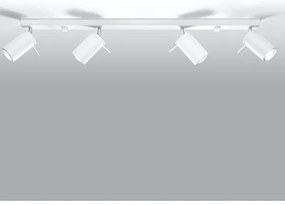 Lampă spot RING 4L 4xGU10/40W/230V alb