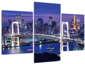 Tablou metropolei nocture (90x60 cm)