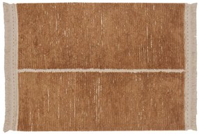 Covor cărămiziu/bej din bumbac 140x200 cm Duetto Toffee – Lorena Canals