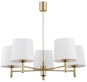 Candelabru modern design elegant PONTE 5L crem