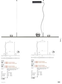 Redo 01-4302 - Lustru LED reglabil pe cablu DUNE LED/48W/230V negru/fumuriu
