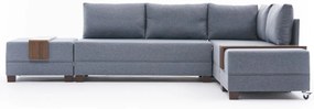 Canapea extensibilă Flaj (Albastru) (D). 1067545