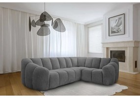 Colțar gri (cu colț pe partea dreaptă/în formă de ”L”) Shell – Miuform