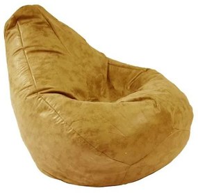 Fotoliu Nirvana Hobbit Pufrelax, Material Textil - Amber (caramel,maro)