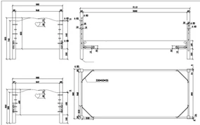 Această combinație AMORI în alb este compusă dintr-un pat (90 x 200 cm) și somieră asortată cu cadru fix, o noptieră, un dulap cu 2 uși și un birou.