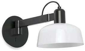 Aplica de perete cu brat directionabil TATAWIN sticla alba