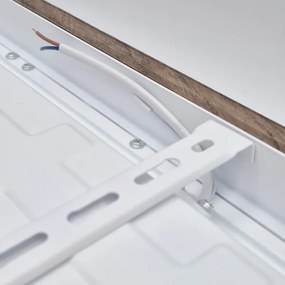 Brilagi-LED Corp de iluminat pentru baie WOODY FRAME LED/40W/230V 60x60 cm IP44 stejar/nuc