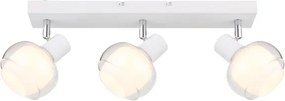 Globo 54309-3W - Spot TOKKI 3xE14/40W/230V alb