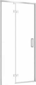 Usa de nisa batanta Cersanit Larga 100 cm sticla 6 mm crom stanga