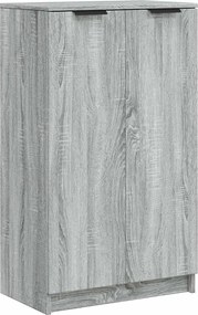 vidaXL Pantofar, gri sonoma, 59x35x100 cm, lemn compozit