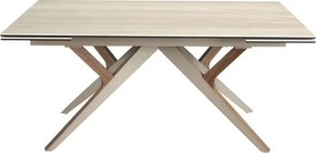 Masa extensibila cu blat din marmura portelanata 1155