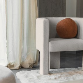 Fotoliu design crem MILU