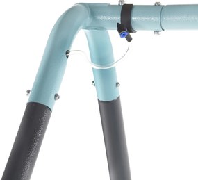 Leagăn circular Plum cu structură metalică și jetpentru producerea de ceață, 218 x 215 x 238 cm