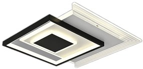 Lustra LED Cu Telecomanda, Elit's Esn R9052rS, 94W, Negru Alb