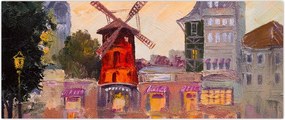 Tablou - Moulin rouge, Paris, Franța (120x50 cm)