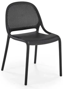 Scaun de bucătărie Adeline, negru