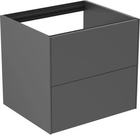 Dulap baza suspendat Ideal Standard Atelier Conca antracit mat 2 sertare 60 cm