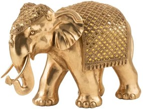 Elephant Mirage Decoratiune, Polirasina, Auriu