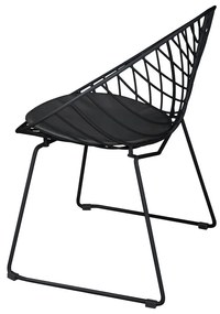 Set 2 fotolii de grădină Bonami Selection Coco, negru