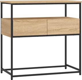 vidaXL Masă consolă din stejar Sonoma, 75x40x75 cm, lemn stratificat