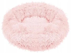 Culcus moale, pentru caine/pisica, roz murdar, 80 cm
