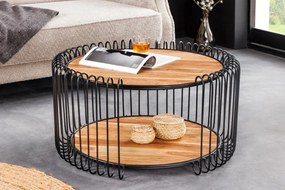 Masuta de cafea, Metal, Lemn, TRUE ELEMENTS 70cm