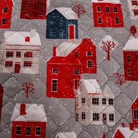 Cuvertura de pat WINTER COTTAGE, gri Dimensiune: 220 x 240 cm
