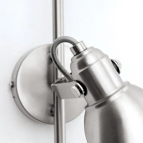 Aplica perete / tavan cu 3 spoturi directionabile Stage crom satin