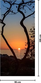 Fototapet pentru ușă - Apus de soare (95x205cm)