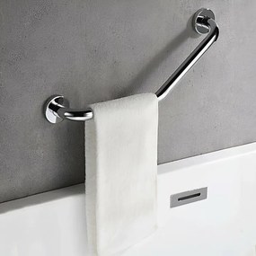 Bara de sprijin unghiulara pentru baie crom