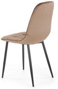 Scaun K417 velvet bej