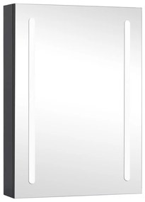 325546 vidaXL Dulap de baie cu oglindă și LED-uri, 50x13x70 cm