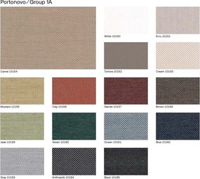 Taburete de exterior / interior design modern premium VELA OTTOMAN 120cm