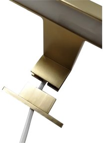 Aplică LED pentru oglindă de baie LED/8W/230V 4000K 50 cm IP44 auriu mat